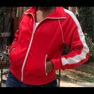 Red Track Jacket